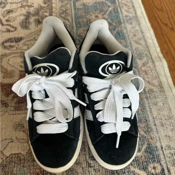 Adidas Campus 00s Black and White Sneakers Women’s - Picture 7 of 12